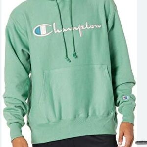 Champion Reverse Weave Hoodie in Green